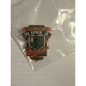 Cal Ripken Baltimore ORIOLES #8 MVP 2 Time‎ American League Lapel Pin 1996 521l9